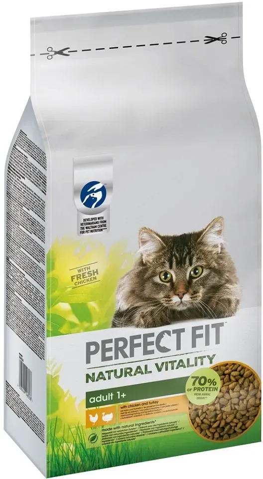 PERFECT FIT Natural Vitality mit Huhn und Truthahn für ausgewachsene Katzen 6 kg