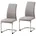 Hti-Living Schwingstuhl Kunstleder blau 2er Set