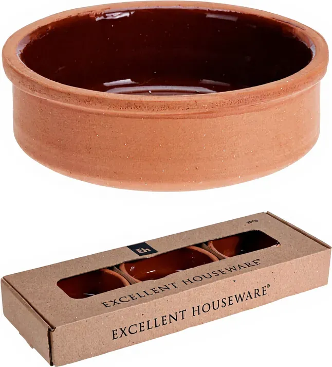 Terrakotta-Ramekin-Set 3 Stück