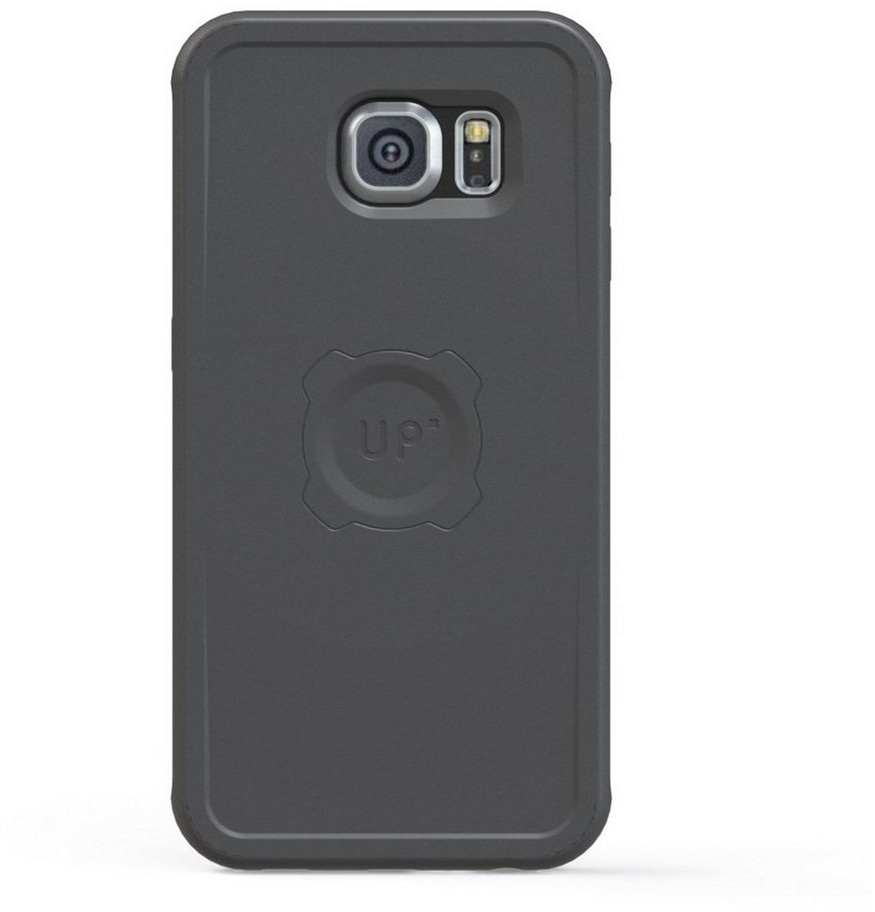 EXELIUM EXELIUM XFlat® UPMSS6-B - Schutzcover (schwarz) mit Ladefunktion für Smartphone-Halterung