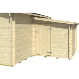 SKANHOLZ Anbauschuppen 200 x 200 cm Beige