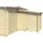 SKANHOLZ Anbauschuppen 200 x 200 cm Beige