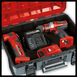 Einhell E-Case S-F Systemkoffer unbefüllt rot 44,4 x 33 x 13,1 cm