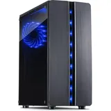 Inter-Tech Thunder Midi Tower ATX Gaming Gehäuse Seitenfenster