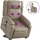 vidaXL Massagesessel mit Aufstehhilfe Kunstleder 95 x 99 x 95 cm Braun