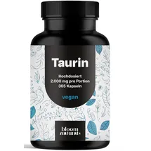 bloom naturals beauty supplements Taurin 2000 mg Kapseln 365 Stück