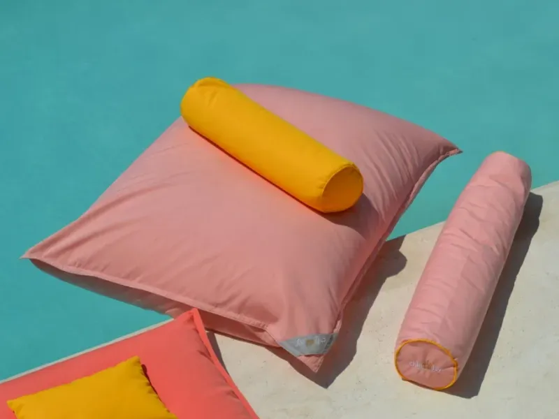 chillisy Pool Sitzsack Mallorca Junior 130 x 100 cm,Farbe: Rosa