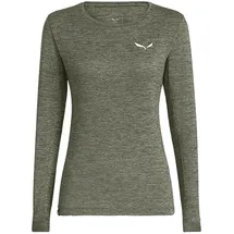 Salewa Puez Melange Dry'ton Langarm-T-Shirt Faded Green Melange 2XL
