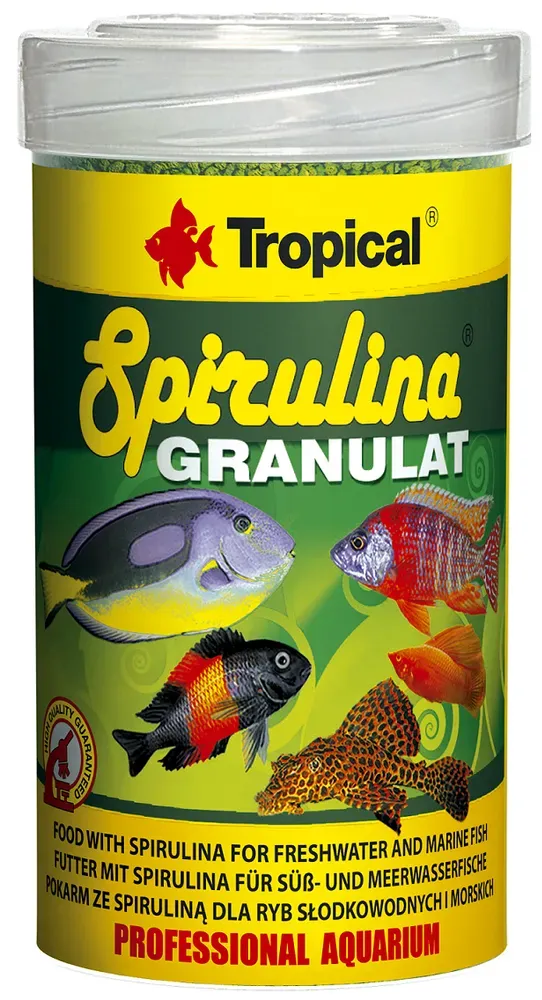 TROPICAL Spirulina Granulat 100ml (Rabatt für Stammkunden 3%)