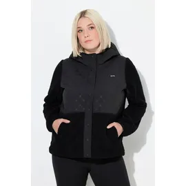 Ulla Popken Fleecejacke Schwarz L-XL