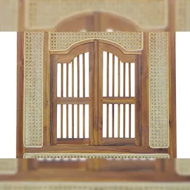 SIT Möbel RATTAN Spiegel Rattan/Teak natur