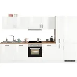kochstation Küchenzeile »KS-Tinnum«, mit E-Geräten, Breite 330 cm weiß