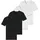 SCHIESSER Herren T-Shirt 4er Pack - Serie "95/5", Rundhals, S-XXL, Schwarz/Weiß S