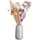 BUTLERS Vase Lou 2er-Set in Grau, Keramik, 21 cm, Dekoration, Vasen, Keramikvasen