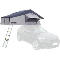 Dachzelt OWEN® two+ Autodachzelt Grau Dach Zelt Auto Premium Autozelt Komfort