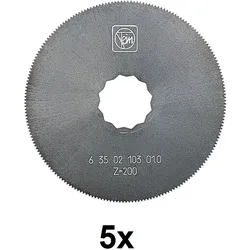 Fein Super Cut 5er Pack Blech HSS Sägeblatt Kreisform Ø 63mm