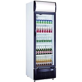 Saro Getränkekühlschrank mit Werbetafel Modell GTK 382