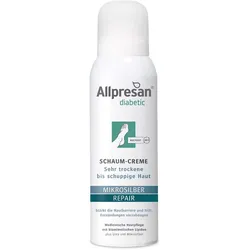 Allpresan diabetic MIKROSILBER REPAIR Schaum-Creme 125 ml Schaum