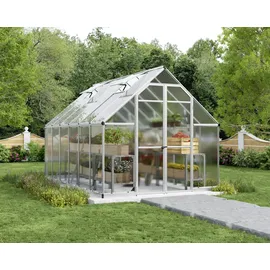 CANOPIA Gewächshaus Essence Alu silber 367 x 244 cm