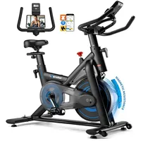 wenoker Heimtrainer Fahrrad blau