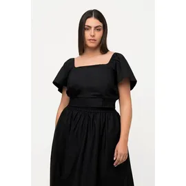 Ulla Popken Blusentop schwarz 3XL-4XL