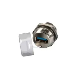 EFB IP67DFKUSBFLHS USB3.0 IP67 Durchführungskupplung,Type A Buchse / Type A Buchse Service Port
