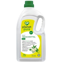 PLANET PURE Bunt Flüssig Waschmittel Jasmin 75 WL 98,4% natürlichen Inhaltsstoffe