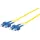 MicroConnect (FIB2210005) InfiniBand/Glasfaserkabel 0,5 (M) SC Gelb