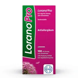 Lorano®Pro bei Allergie – Für alle Heuschnupfen-Symptome 100 ml