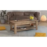 Home Affaire Jersey Braun Eiche 124 x 45 x 60 cm