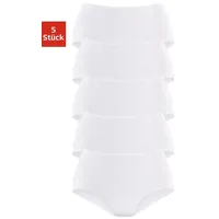 PETITE FLEUR Taillenslip (5er-Pack) aus elastischer Baumwolle weiß 48/50