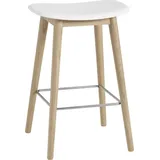 Muuto Fiber Hocker 65 cm, weiß