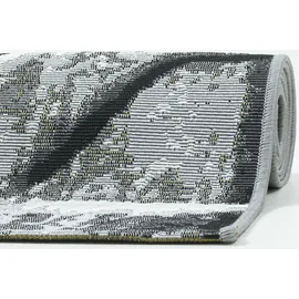 Sansibar Teppich SANSIBAR "Rantum Beach SA-023", grau, B:300cm H:5mm L:400cm, Polypropylen, Teppiche, Teppich, Flachgewebe, modernes Design, Motiv Holzdielen, In- & Outdoor geeignet