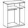 WIMEX Kleiderschrank WIMEX "New York", weiß (struktureichefarben hell, front weiß), B:135cm H:236cm T:58cm, Schränke, Kleiderschrank, in vielen Breiten, 208 oder 236cm hoch