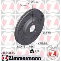 ZIMMERMANN Bremsscheibe BLACK Z