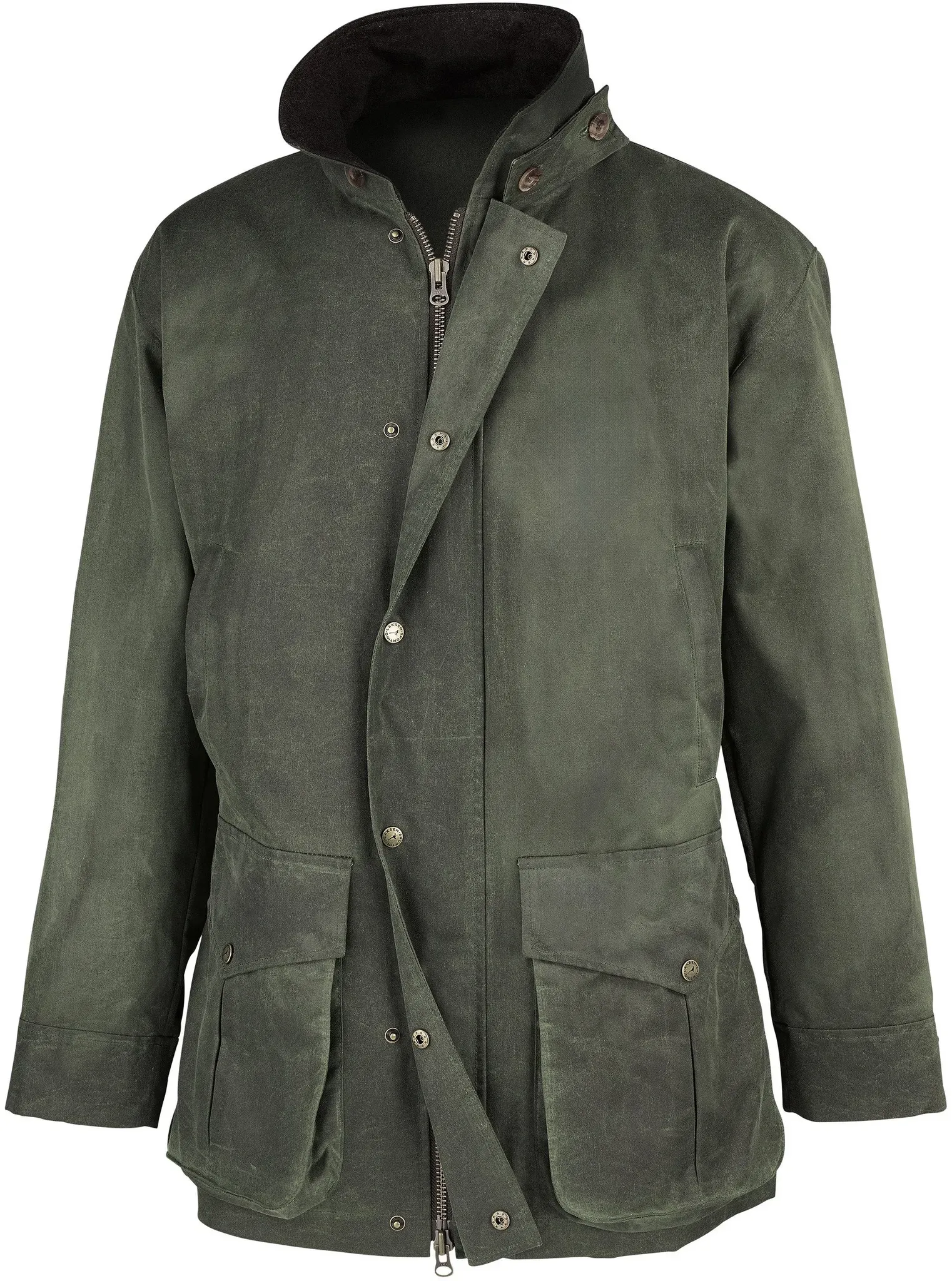Laksen Wachsjacke Enoch, forest green, 58