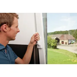 ABUS Fenstergriff-Schloss mit Alarm FO400A AL0089 gleichschließend Weiß