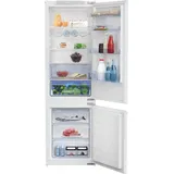 BEKO BCSA285E4ZSN kombinierter integrierter Kühlschrank – 271 l – Weiß - Weiß