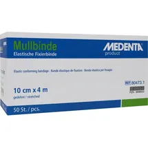 Medenta Mullbinden elastisch 10 x 4 cm 50 St.