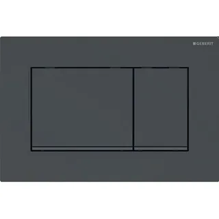 Geberit Sigma30 Betätigungsplatte für 2-Mengen-Spülung schwarz/schwarz matt 115.883.DW.1