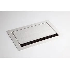 Hammerbacher 4-fach Tischsteckdose 3,0 m silber