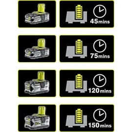 RYOBI Akku-Set 18 V 2,5 Ah