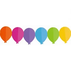 Papier Girlande Luftballons