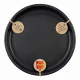 Teramico Pflanzteller Untersetzer 32 cm anthrazit