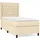 vidaXL Boxspringbett 90 x 200 cm Creme