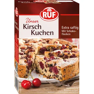 Ruf Kirschkuchen, Backmischung für einen saftigen Rührkuchen mit Früchten und Schokoflocken