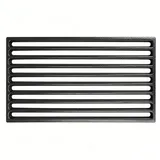 GFTIME Gusseisen Kaminrost Feuerrost Ofenrost 16 x 28 cm Gussrost für Kamin Aus Massivem Gusseisen, Ascherost für viele Kaminöfen, Öfen, 1 Stück