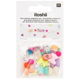 Rico Design Mini Perlen Armband Set 30 cm Band 19 Perlen