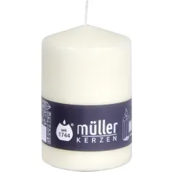 Müller Kerzen Stumpenkerze, vanille 2011107038 , 1 Packung = 6 Stück, (Ø x H): 70 x 110 mm
