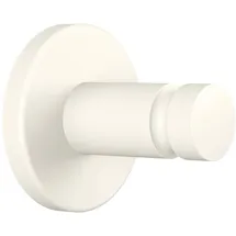 Tesa Moon White Handtuchhaken, matt weiß, für Bad - für Bäder im Industrial Style und moderne Badezimmer - bohrfrei, inkl. Klebelösung - 37 mm x 37 mm x 36 mm